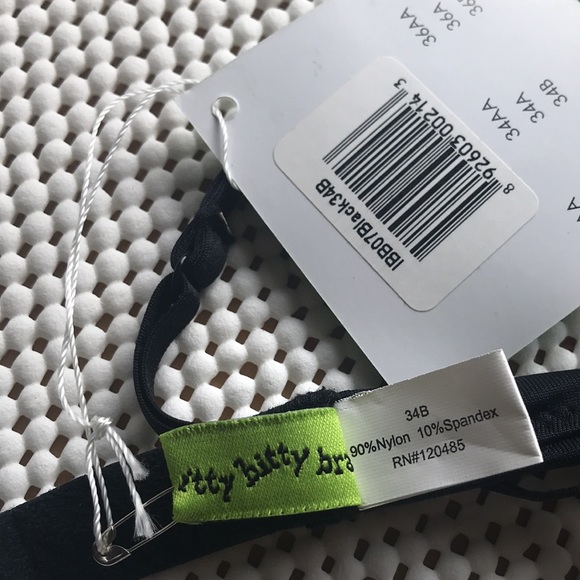 Itty Bitty Bra Signature Bra - Color Black - Picture 6 of 6